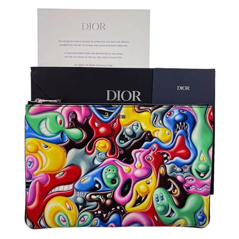 dior kenny scharf pouch|dior kenny scharf collection.